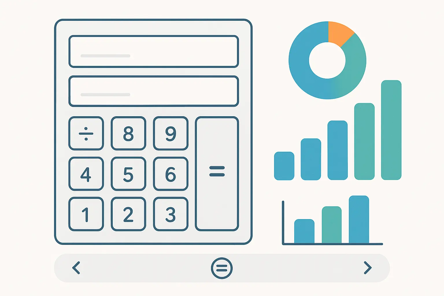 User interface design for revenue calculators