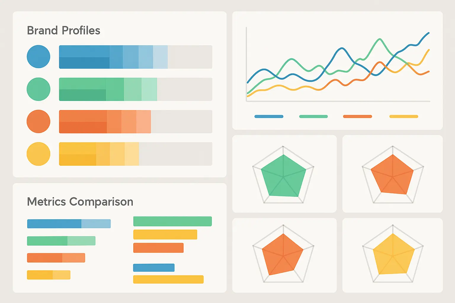 Twitter competitive analysis dashboard
