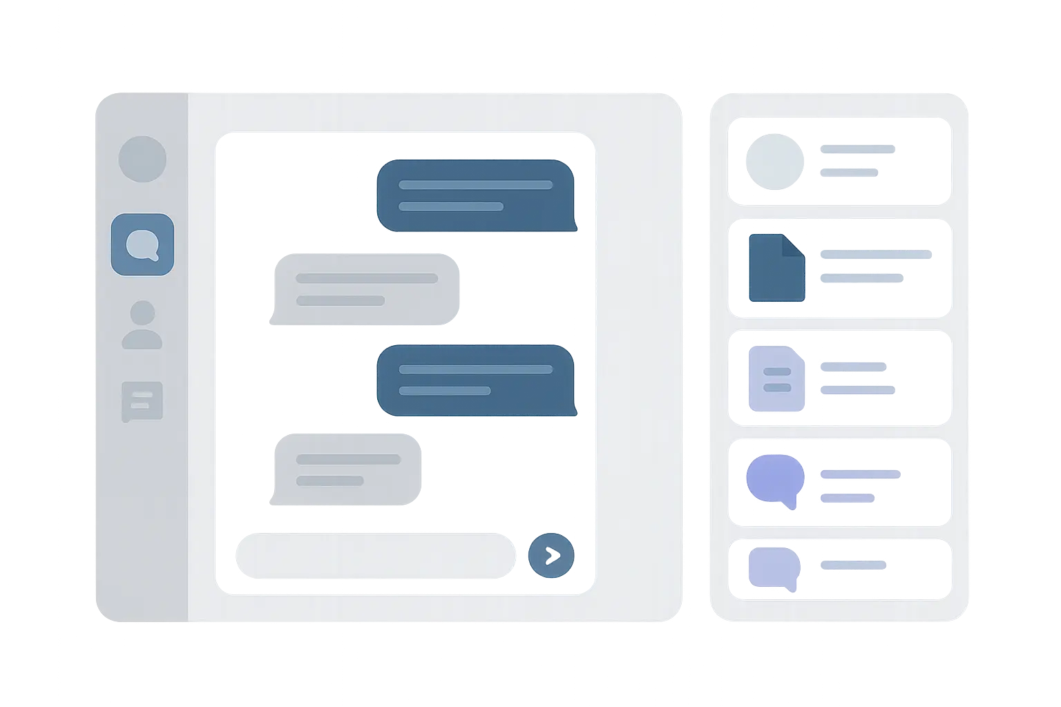 Slack communication platform interface