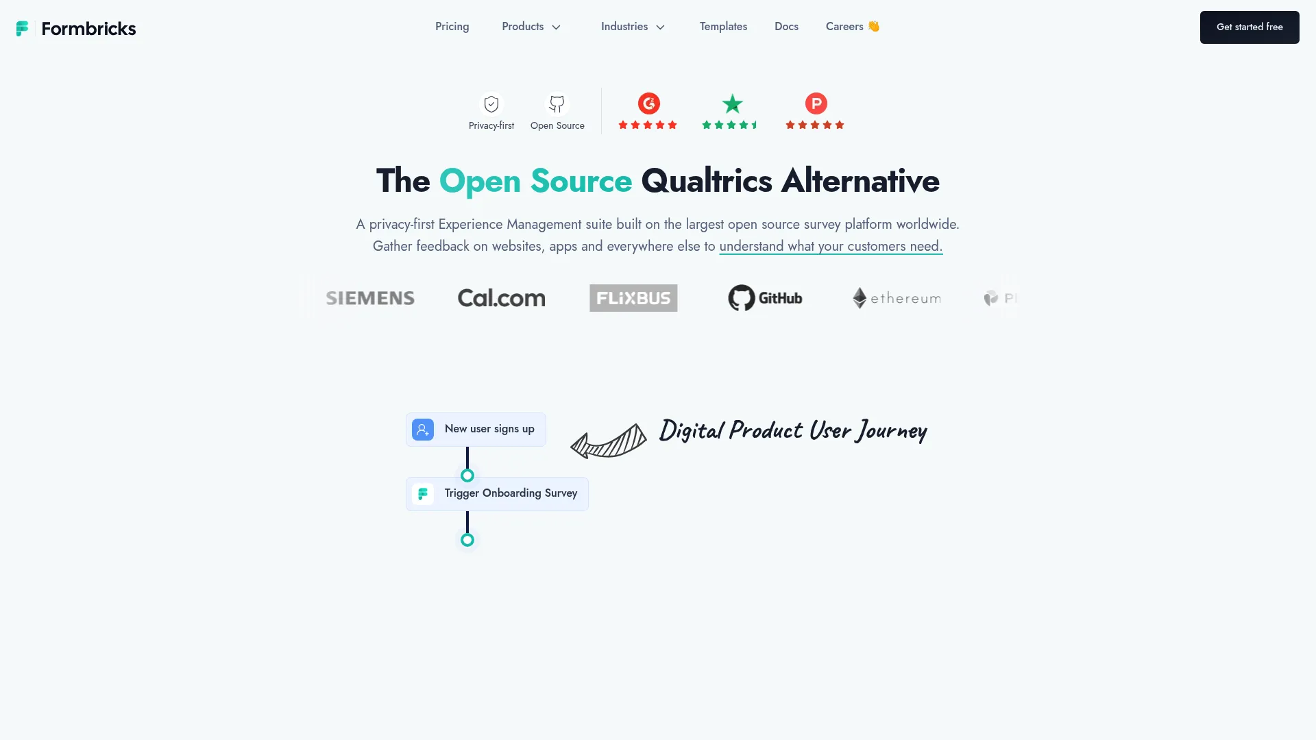 Formbricks privacy-first form builder