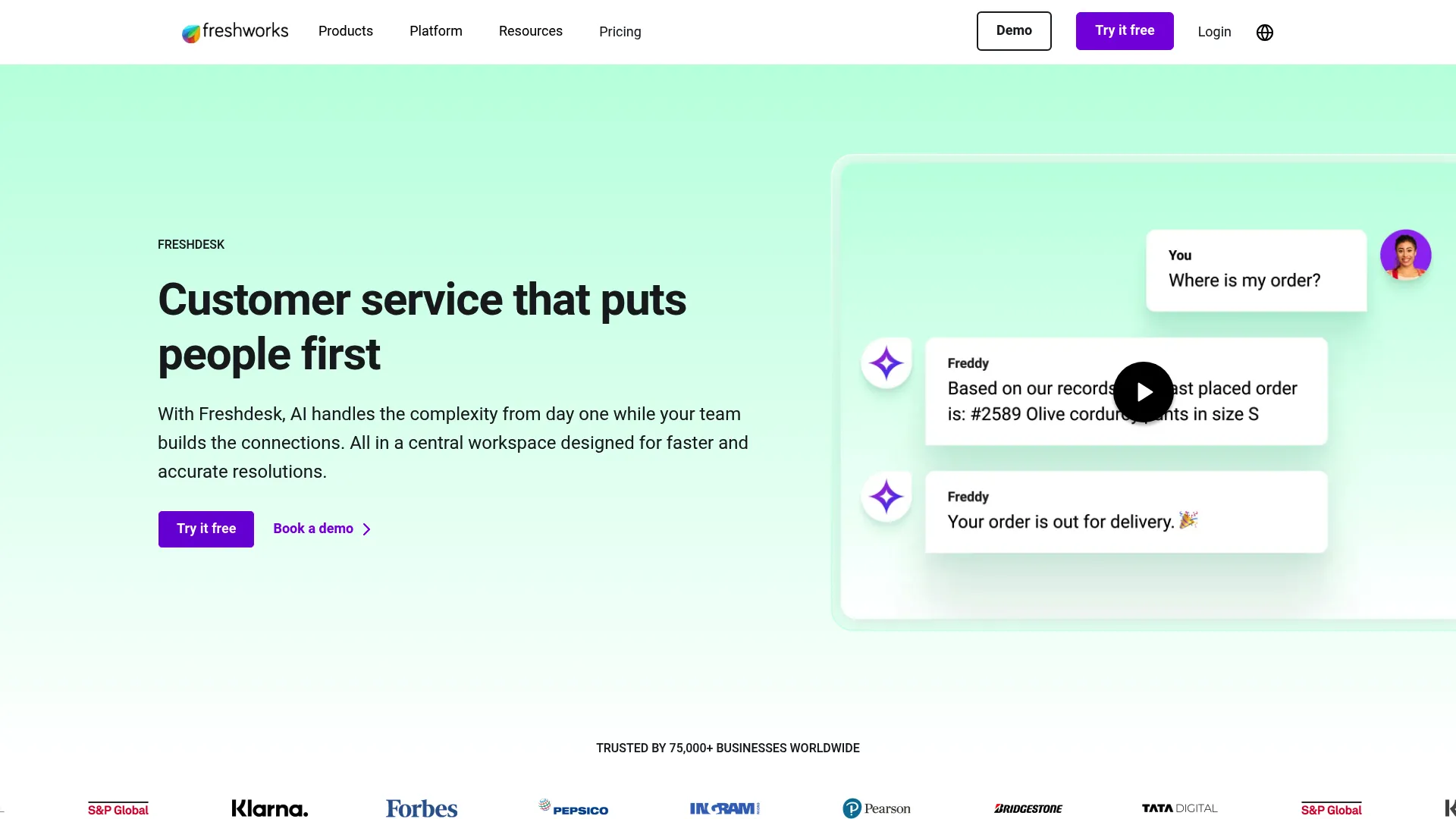 Freshdesk omnichannel customer support platform