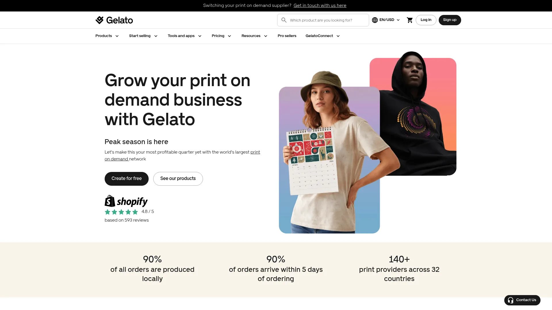 Gelato print-on-demand mockup generator and global fulfillment dashboard