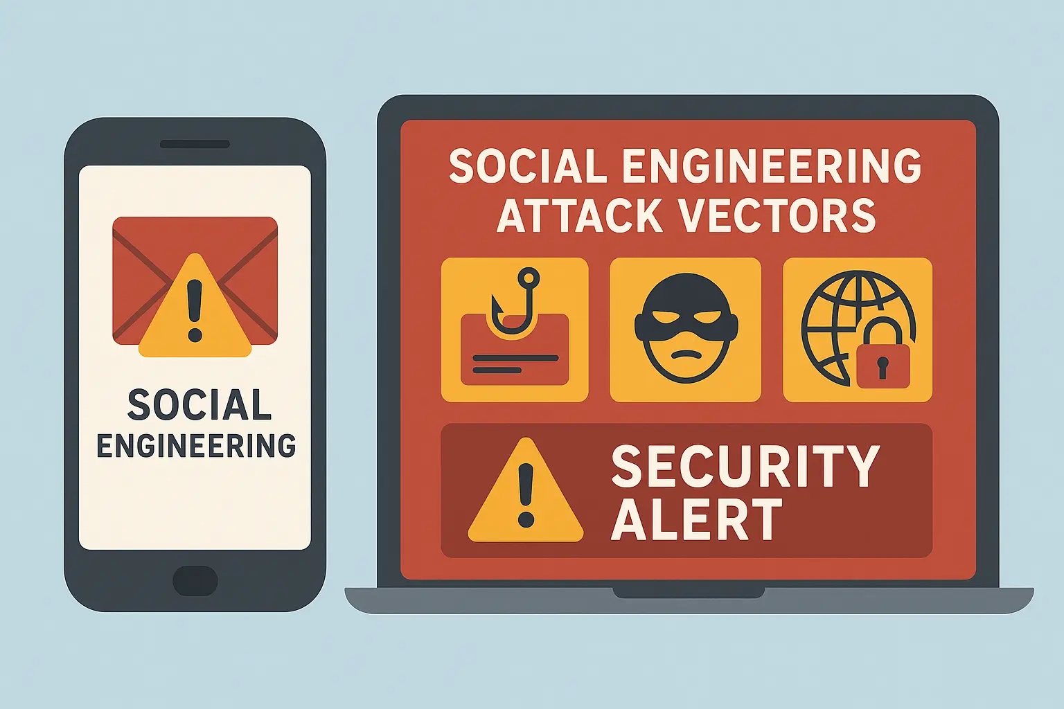 Social engineering attack vectors