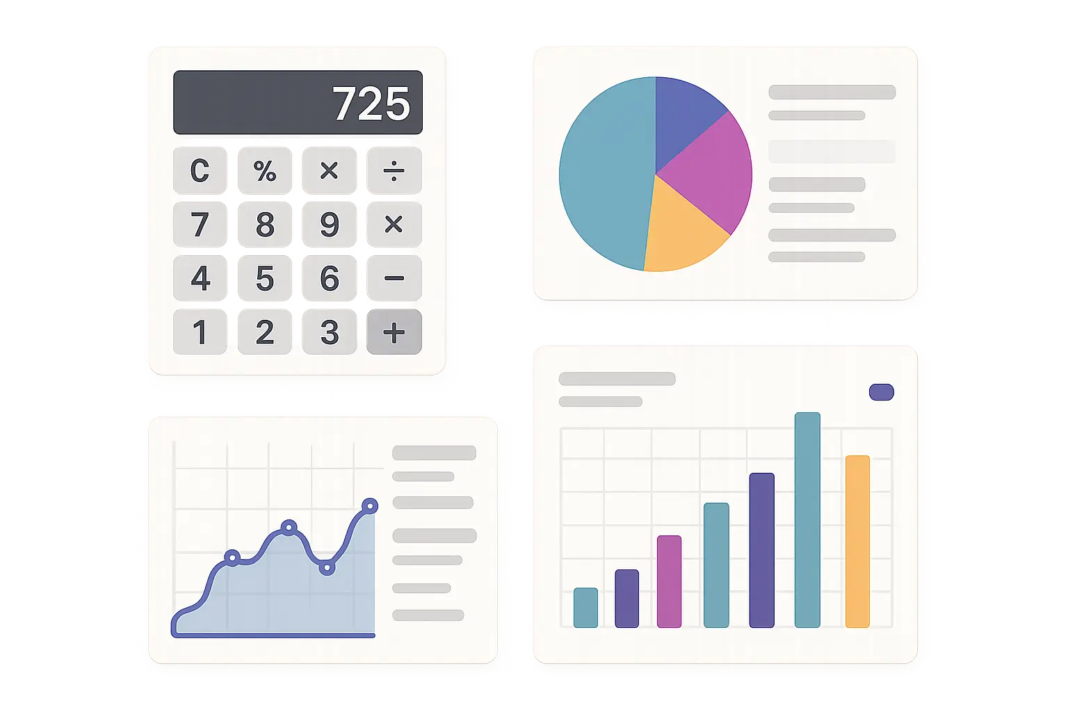 Digital tools and calculators for goal tracking