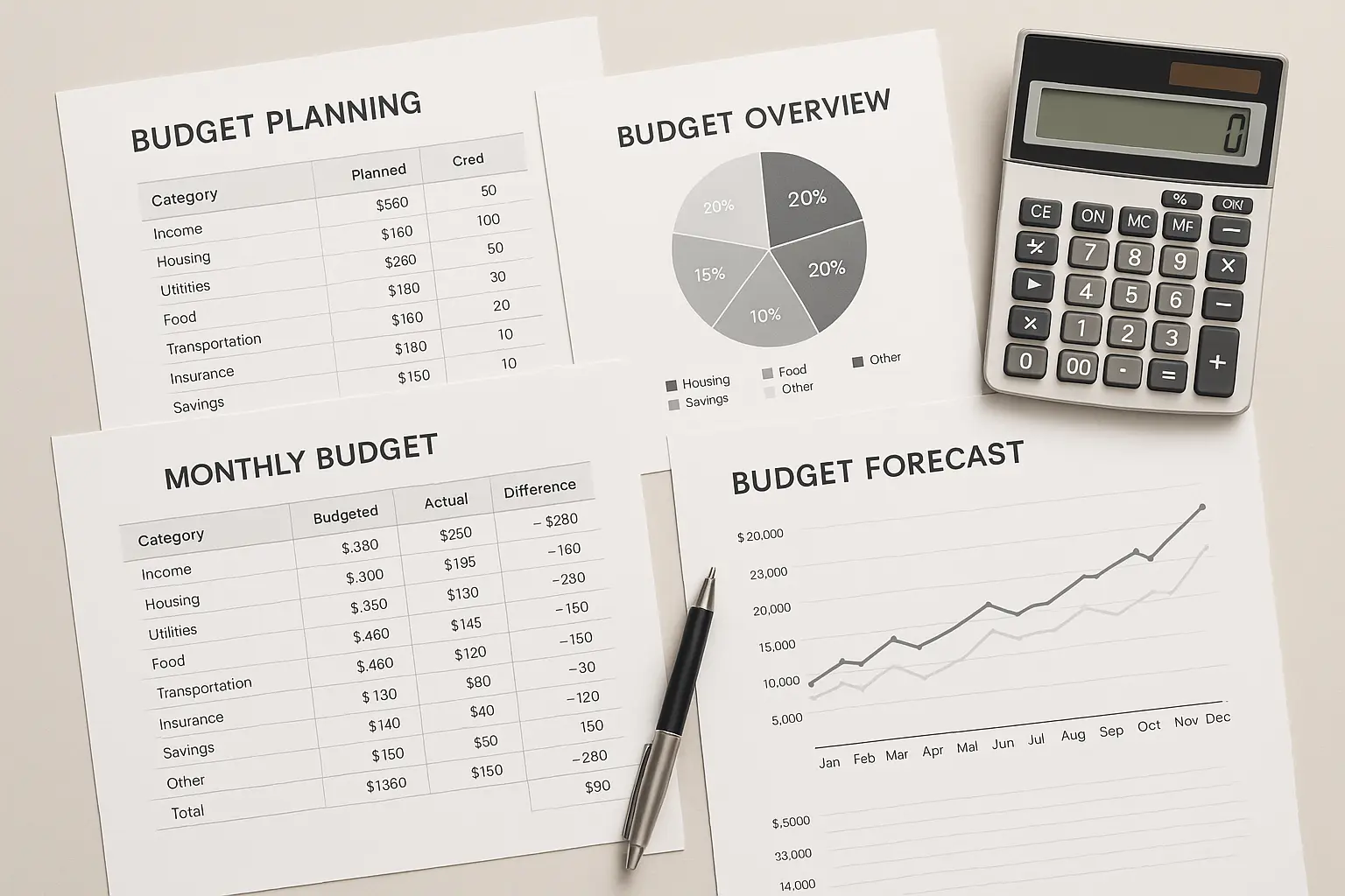 Budgeting and Forecasting Framework