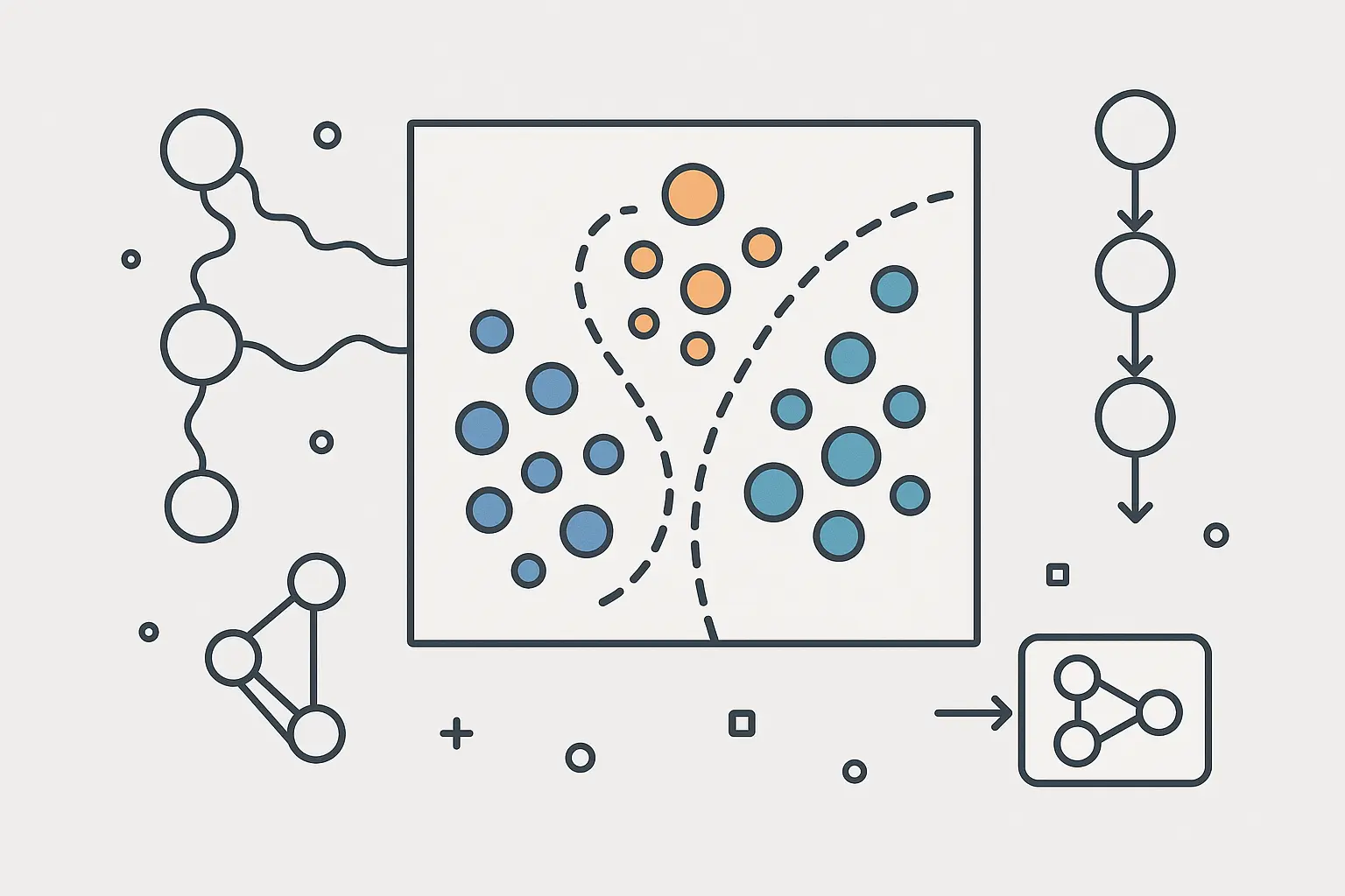 Machine learning audience segmentation visualization