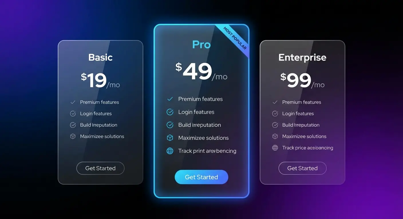 Decoy pricing strategy tiers