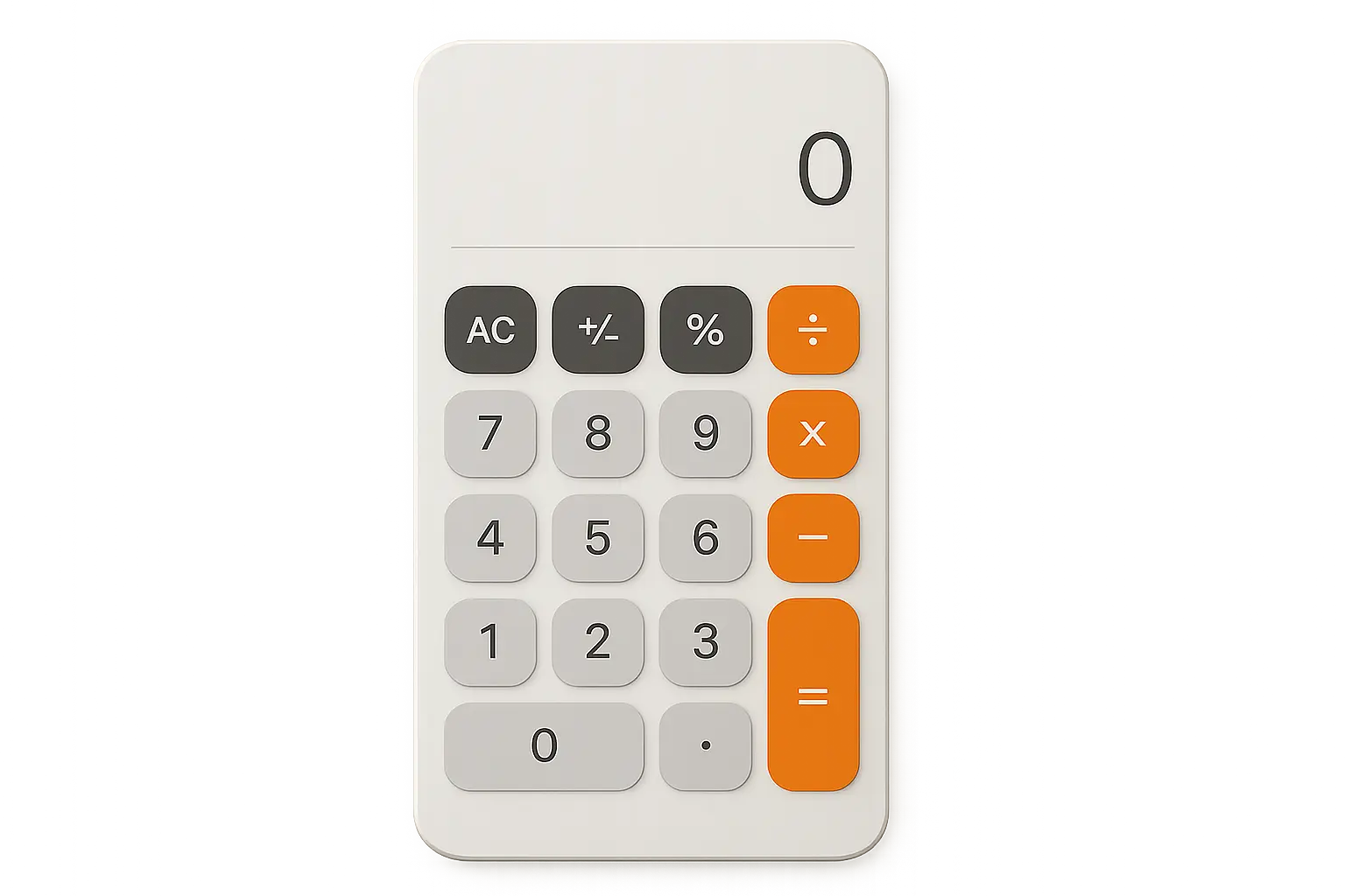 User interface design principles for calculators