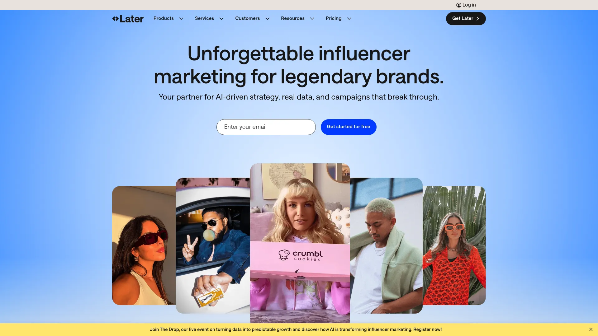 Later visual content calendar and Instagram grid preview