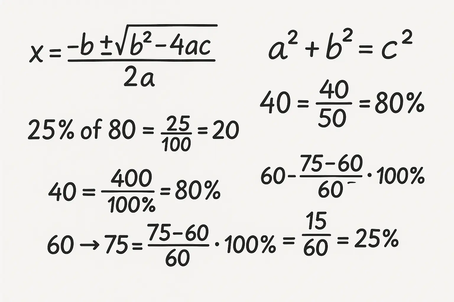 Mathematical foundations of discount calculations