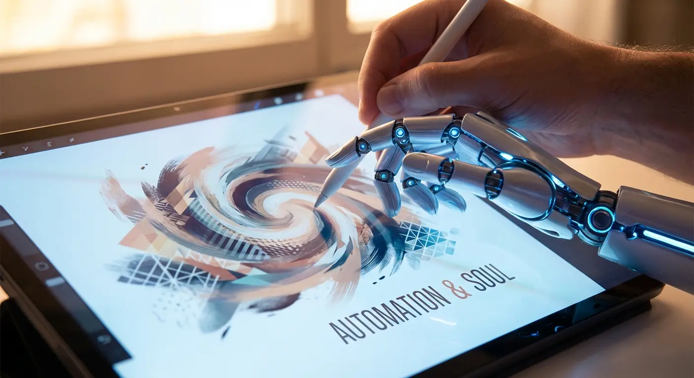 Human creativity combined with AI automation