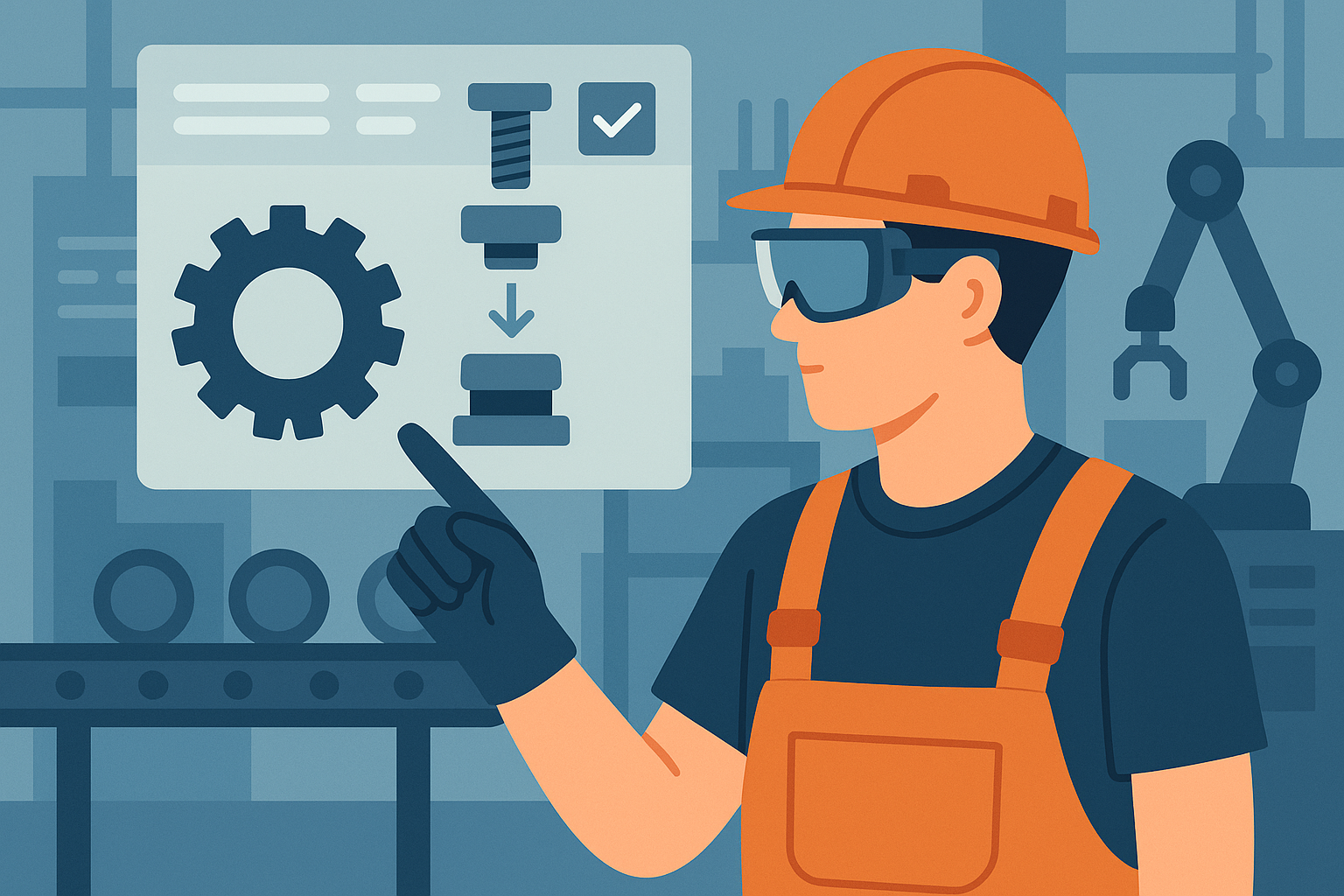 Augmented reality manufacturing training