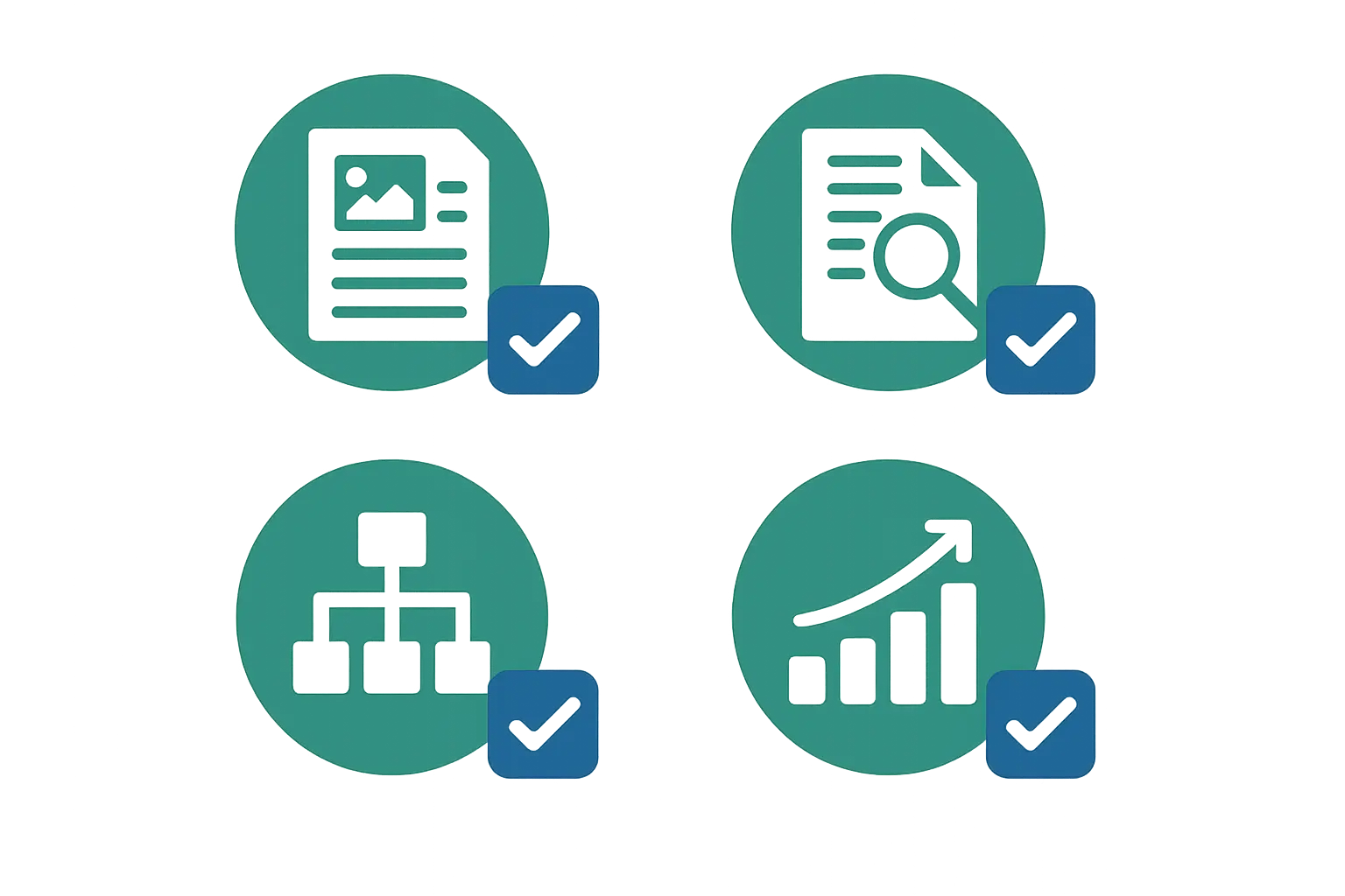Quality factors comparison matrix for case study services
