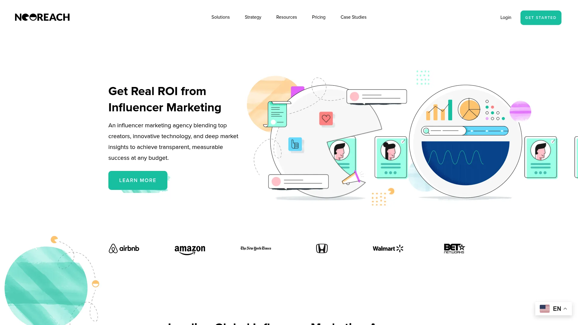 screenshot of neoreach.com