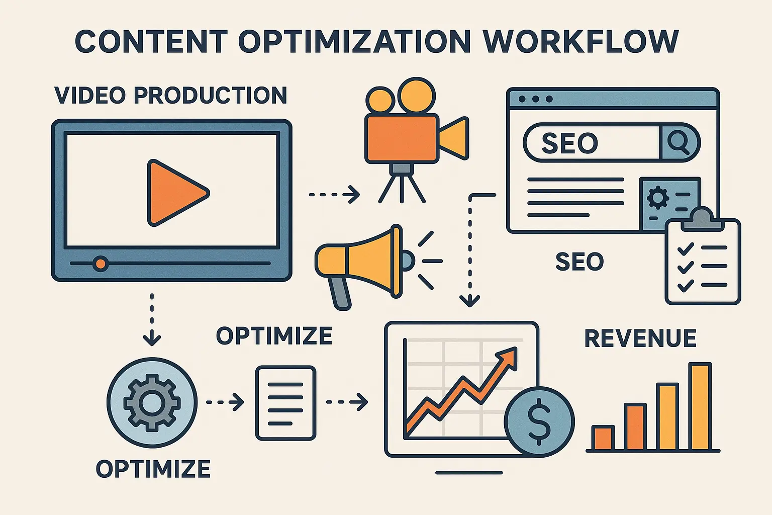 Content optimization workflow for YouTube revenue maximization