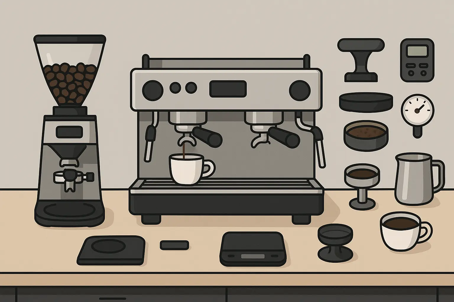 Coffee quality control equipment