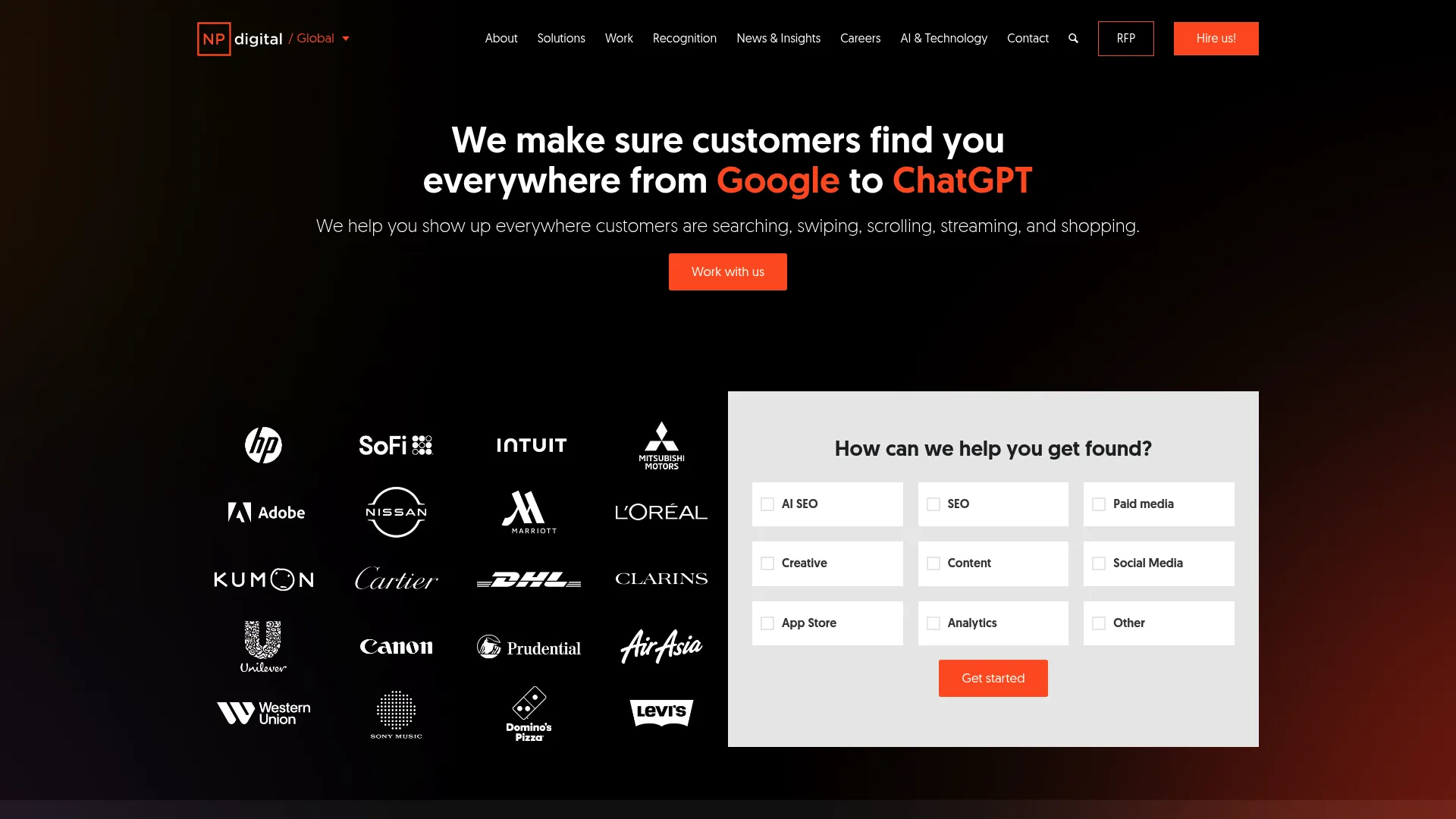 Screenshot of npdigital.com