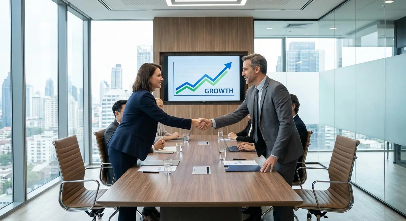 Step-by-step sales process flowchart for closing clients