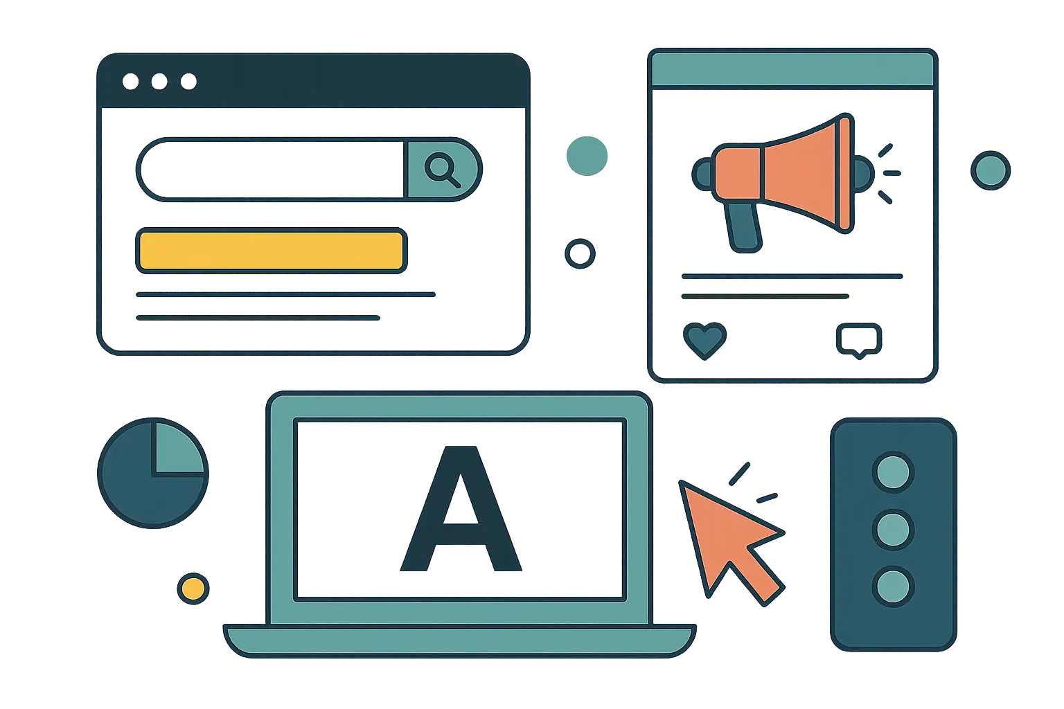 Paid advertising campaign performance metrics