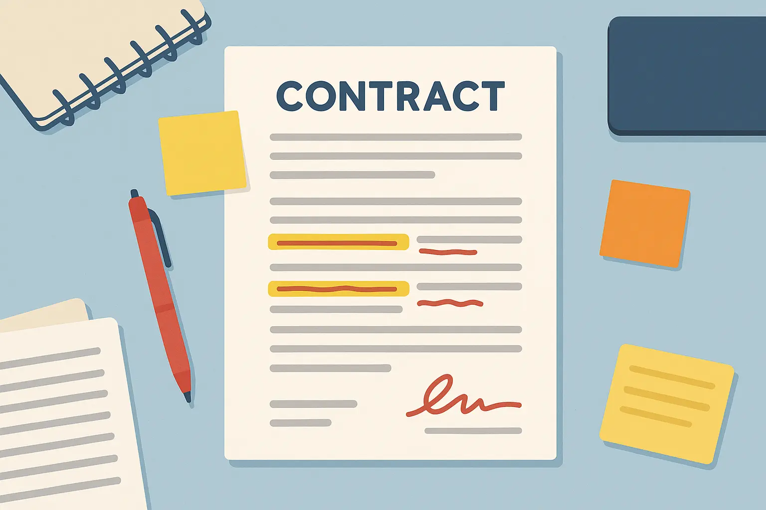 Contract clause analysis process