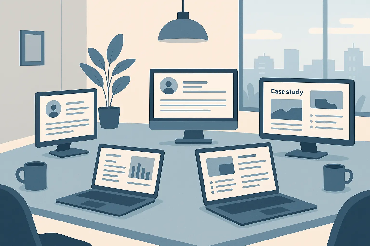 Team collaboration strategy for LinkedIn case studies