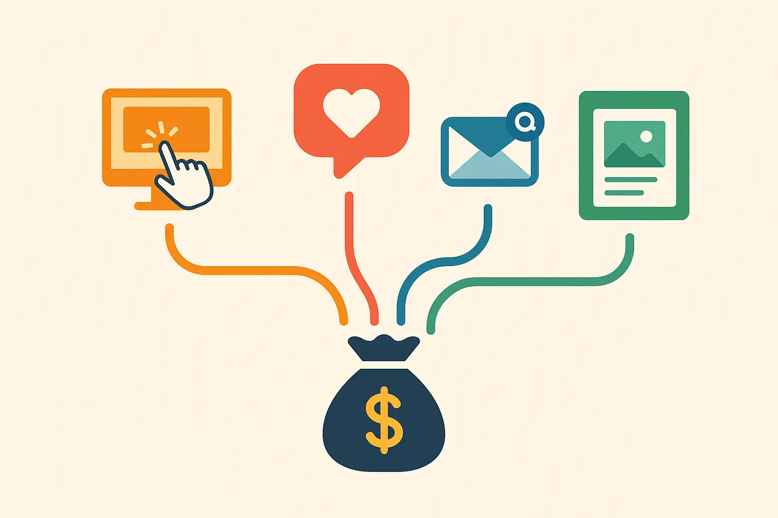 Digital marketing budget allocation across channels