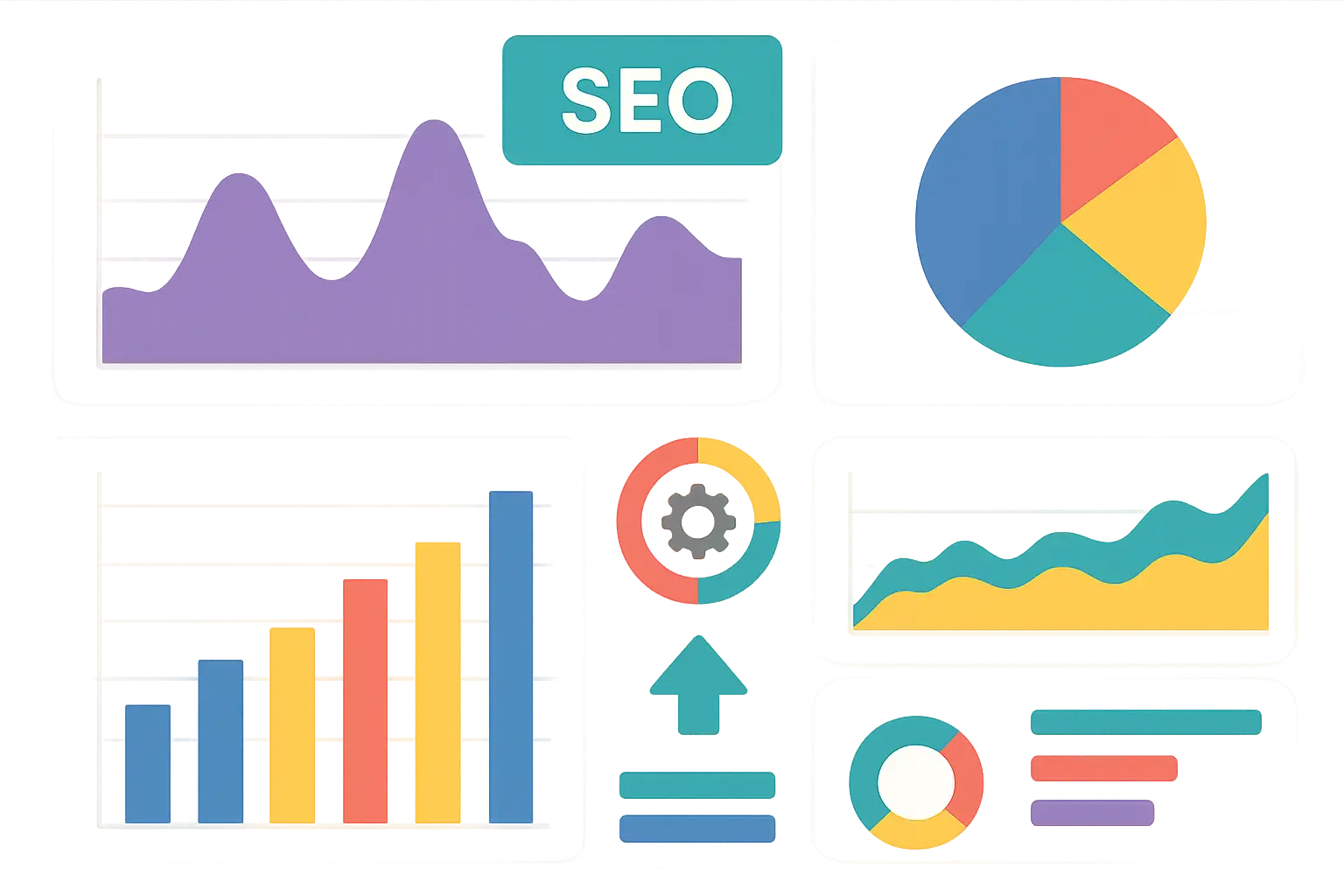 SEO case study data visualization