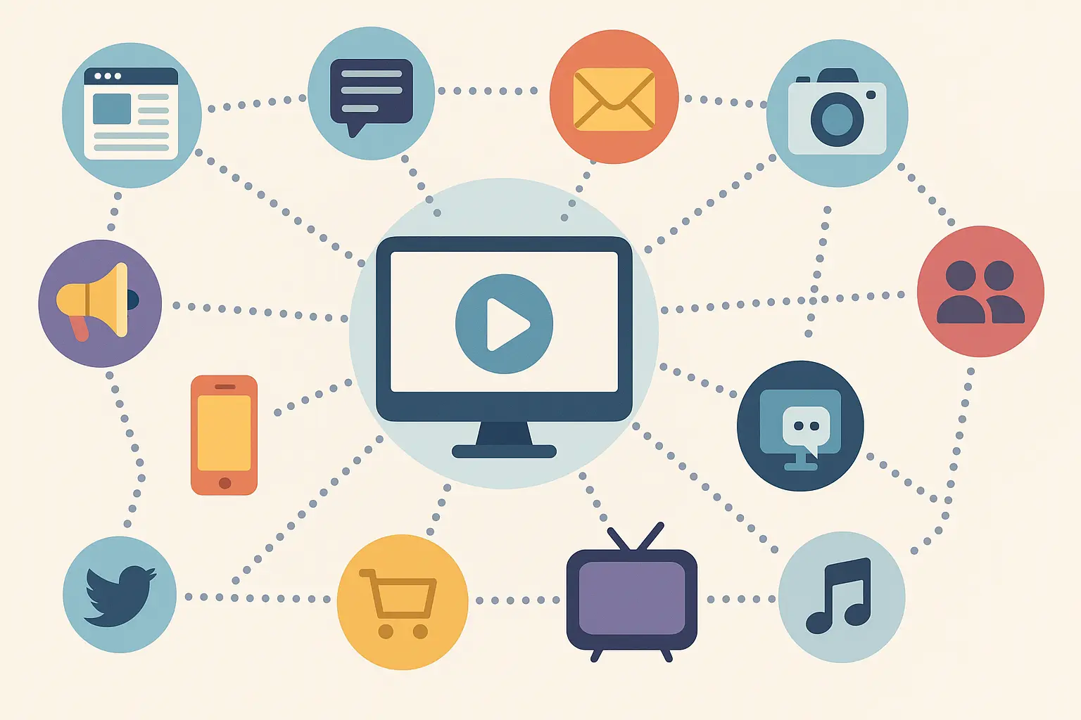 Content distribution and amplification strategy