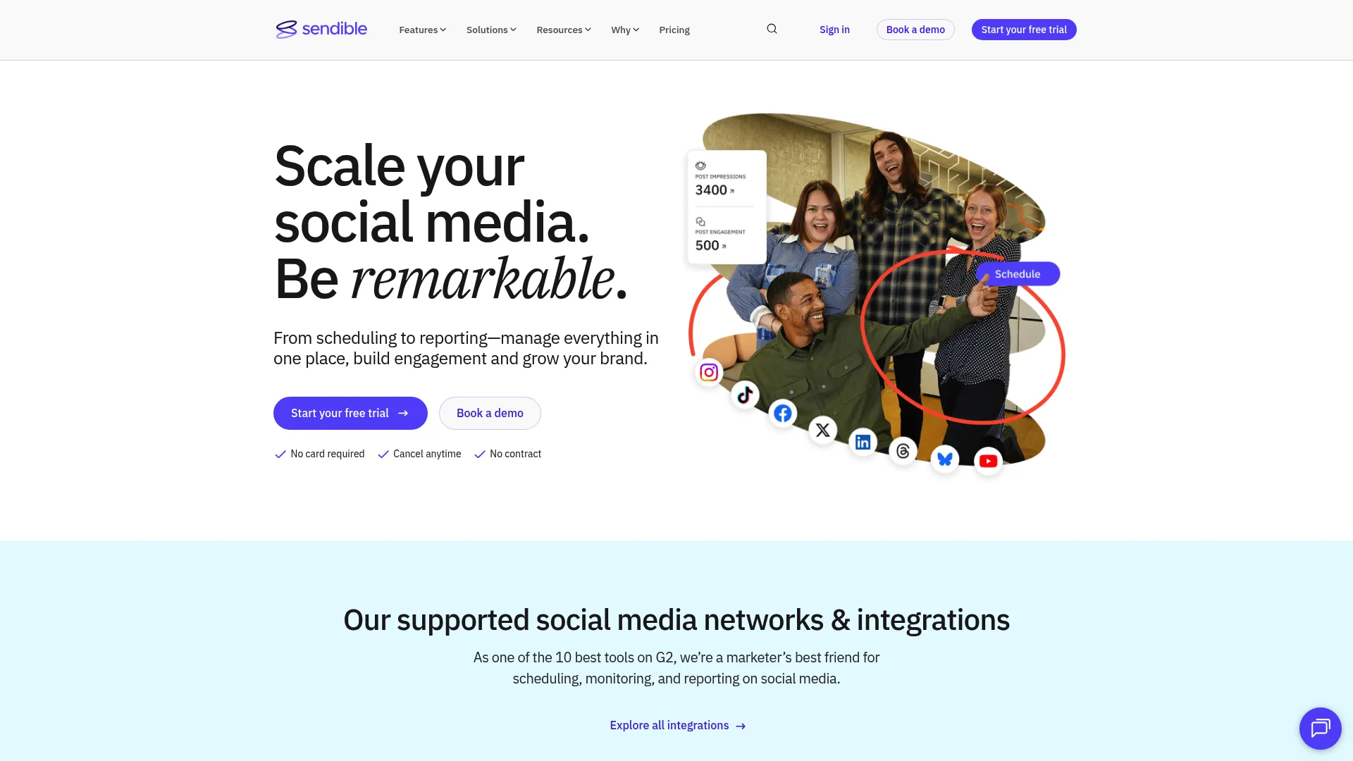 Sendible agency client management dashboard
