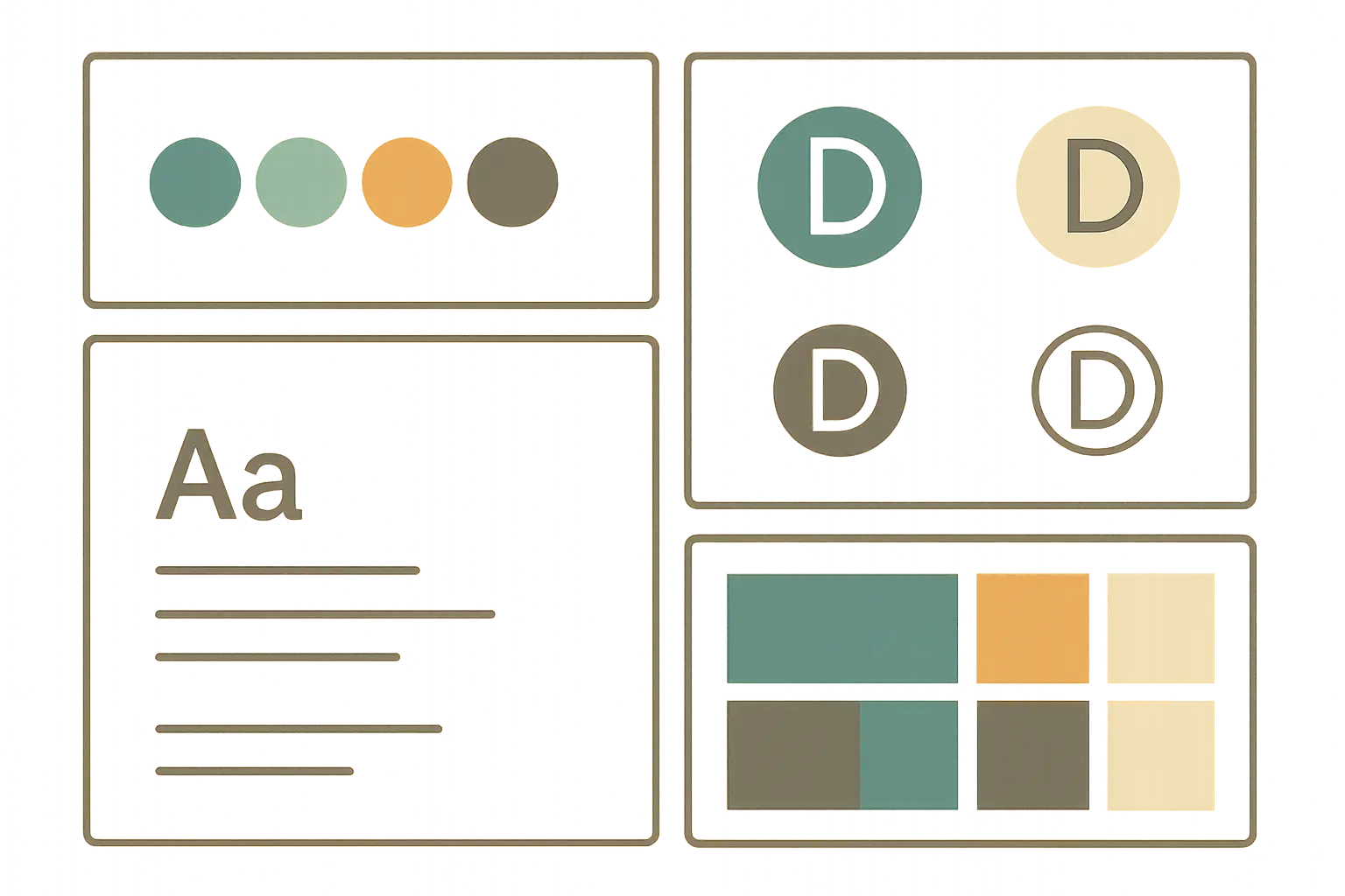 Brand implementation strategy showing cross-channel consistency