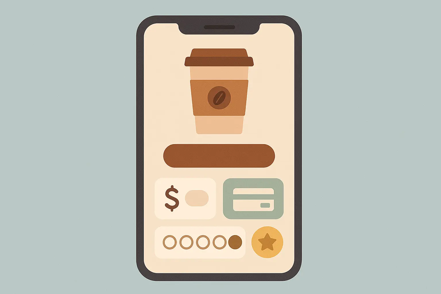 Starbucks mobile app interface showing digital features