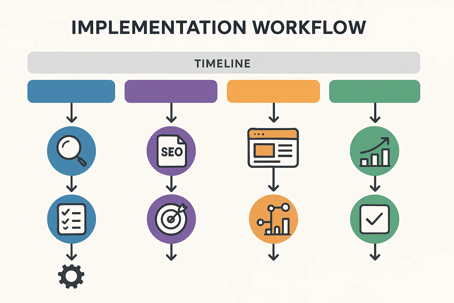 SEO implementation strategy roadmap