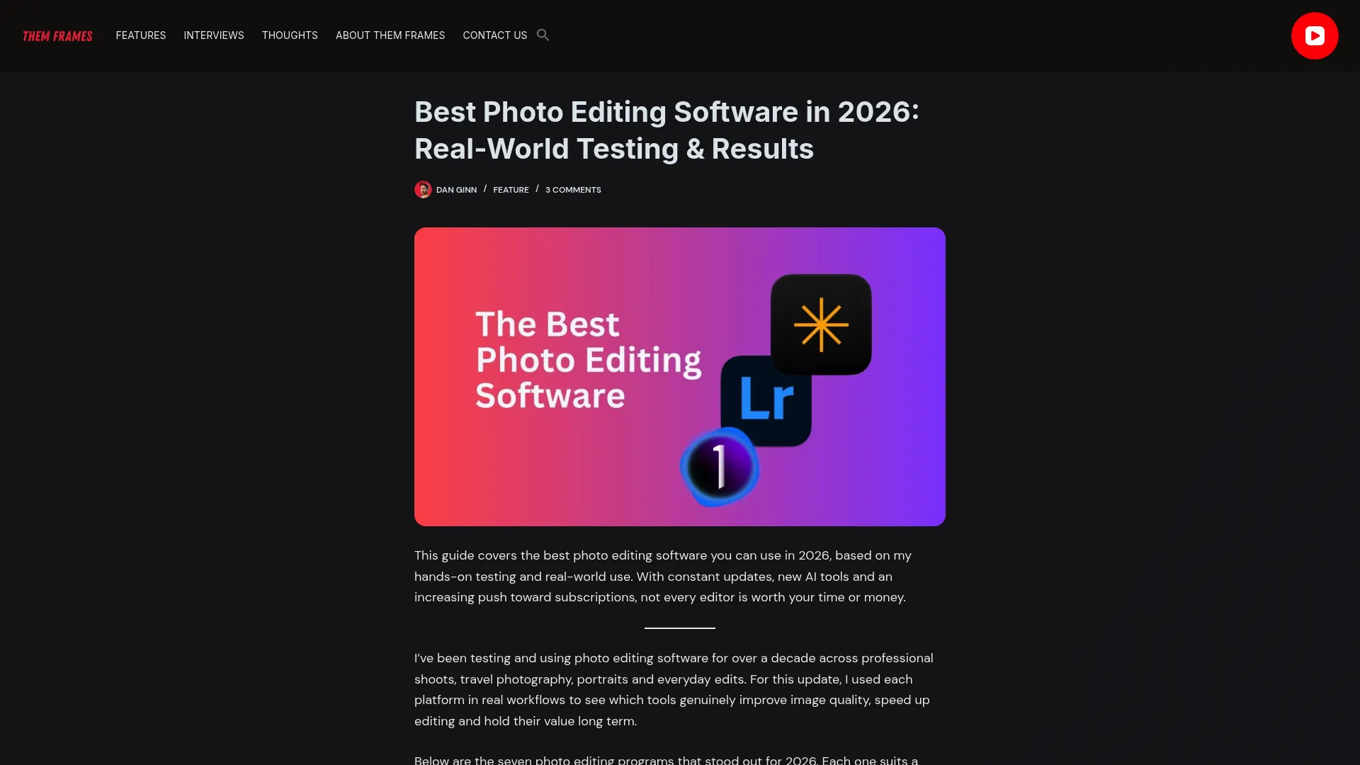 screenshot of Luminar Neo interface