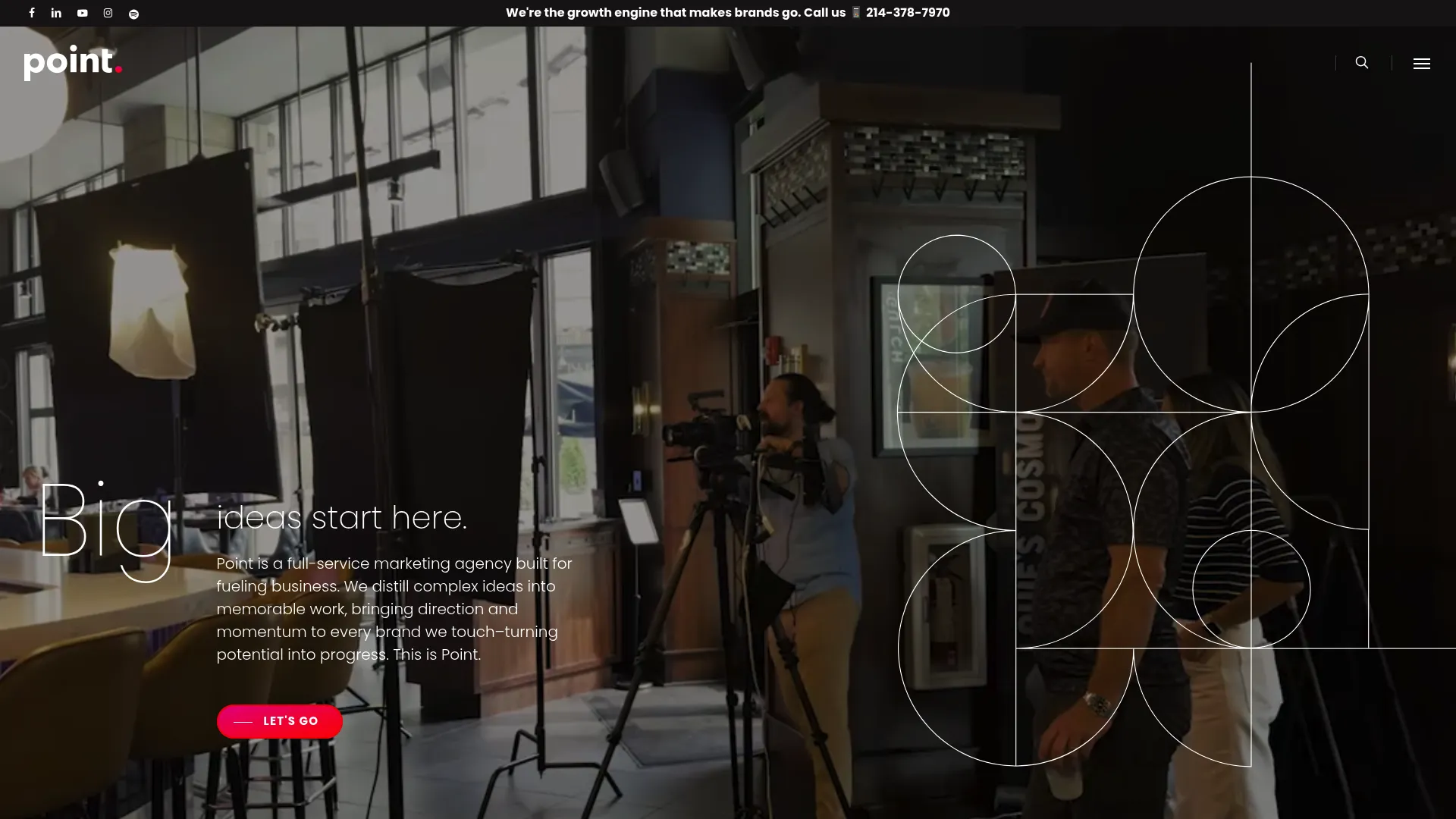Screenshot of thepointgroup.com