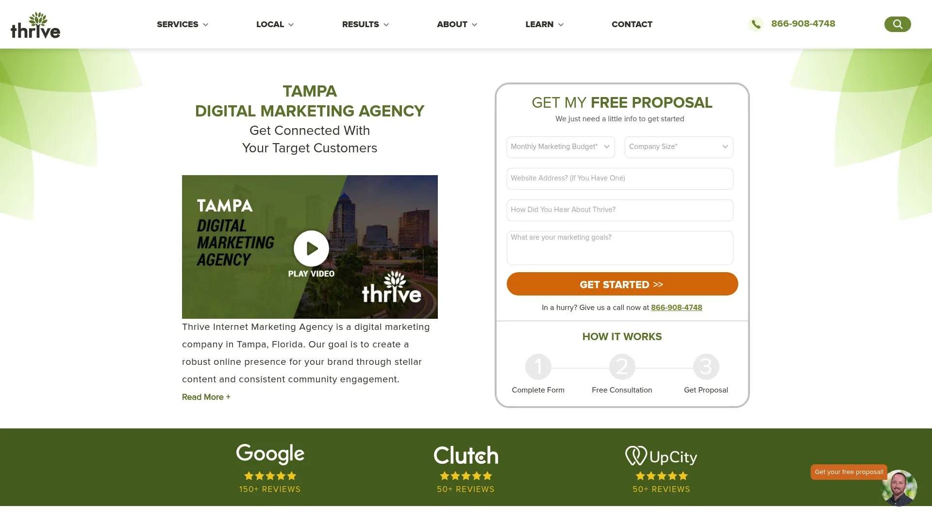 Thrive Agency Website