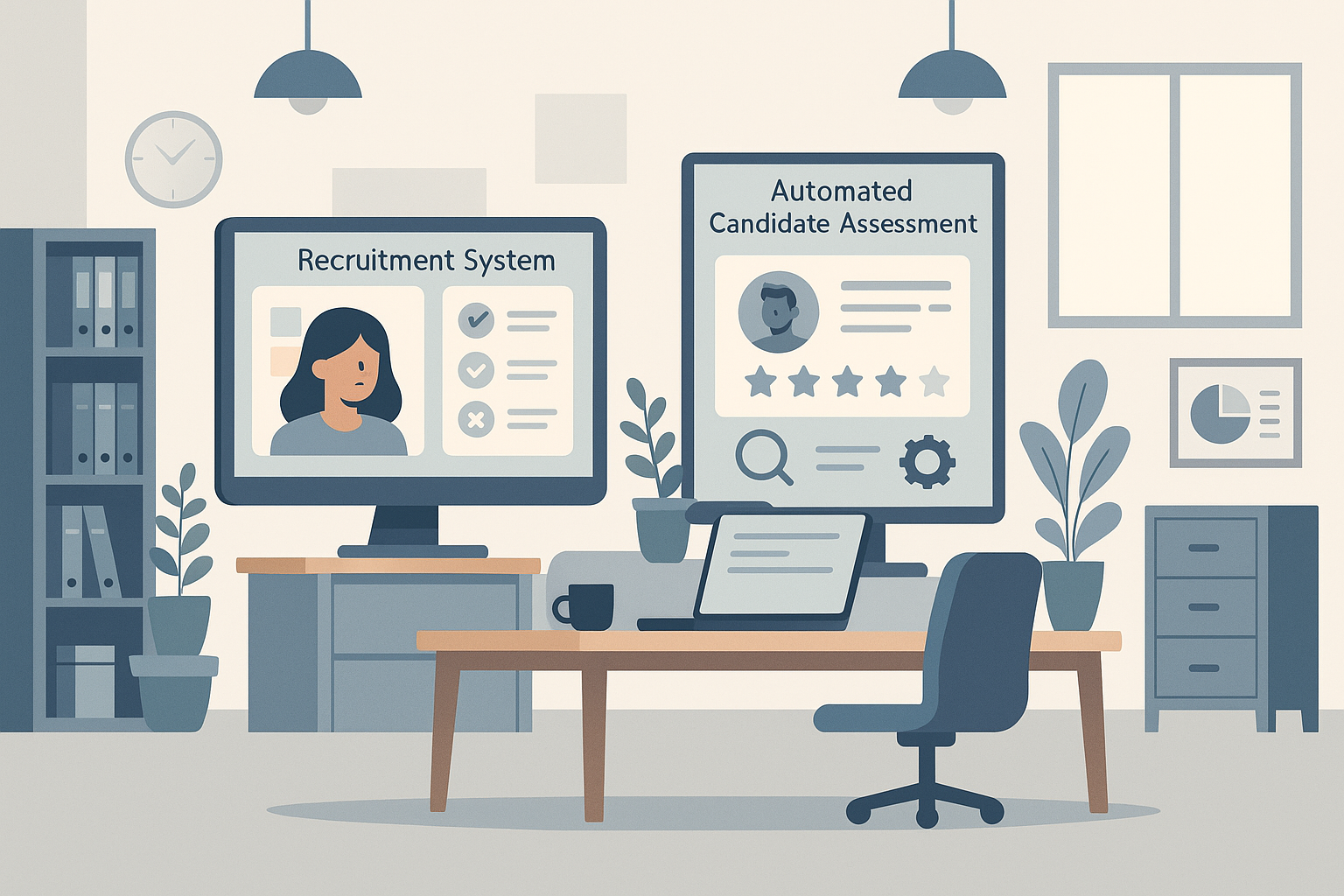Unilever recruitment automation interface showing candidate screening process
