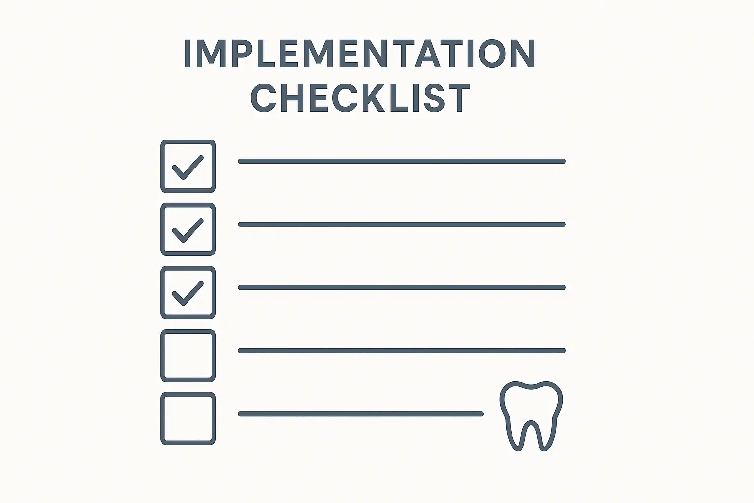 Simple dental marketing implementation strategies
