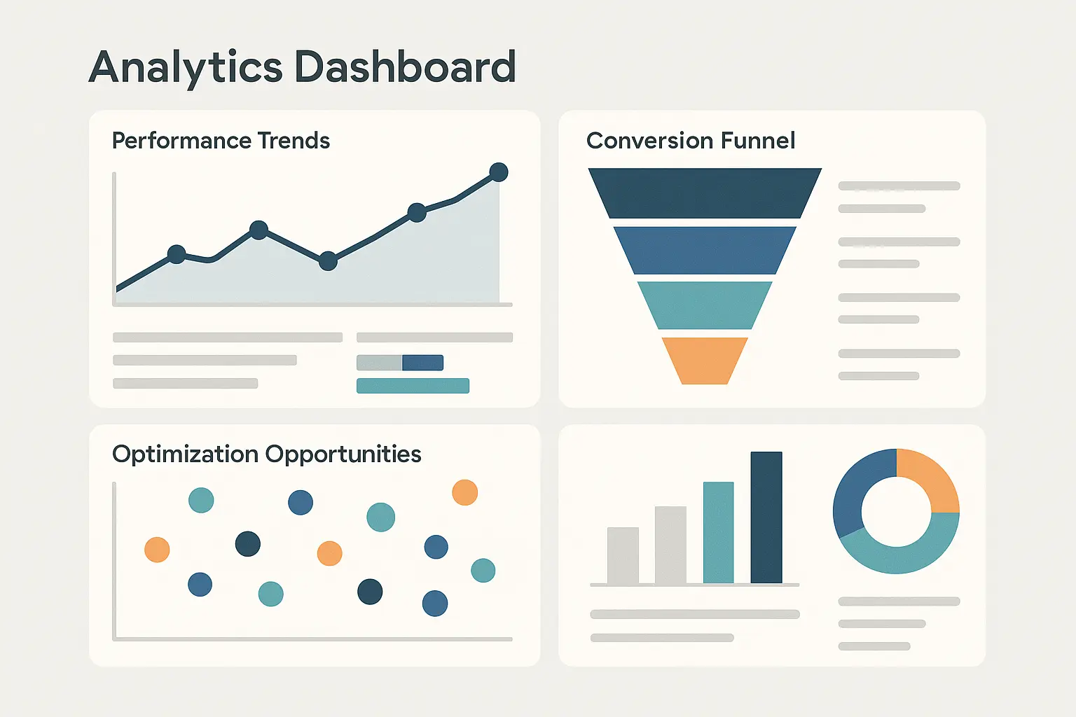 Marketing performance analysis dashboard