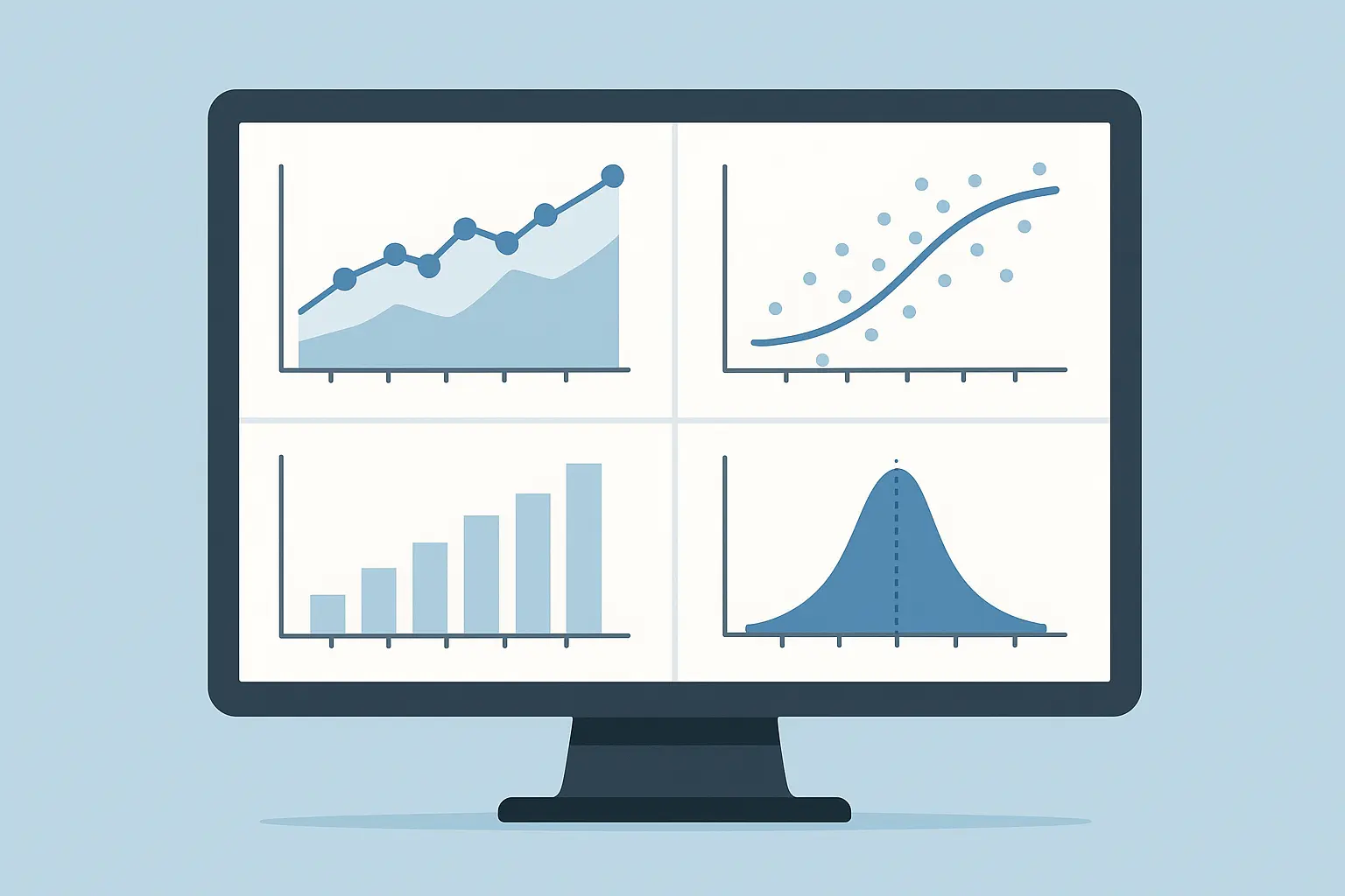 Statistical modeling and trend forecasting in revenue calculations