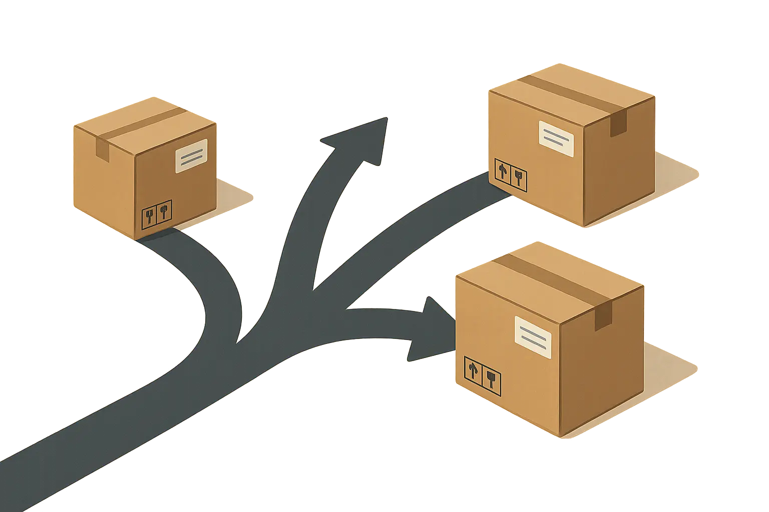 Package interception network diagram