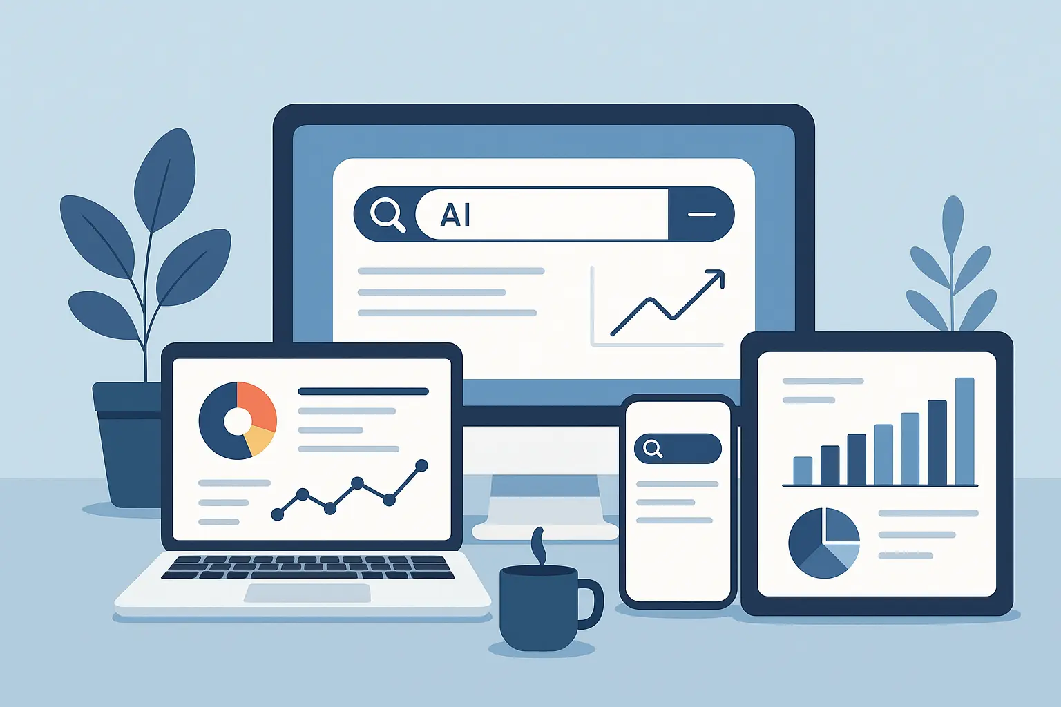 Answer Engine Optimization concept visualization