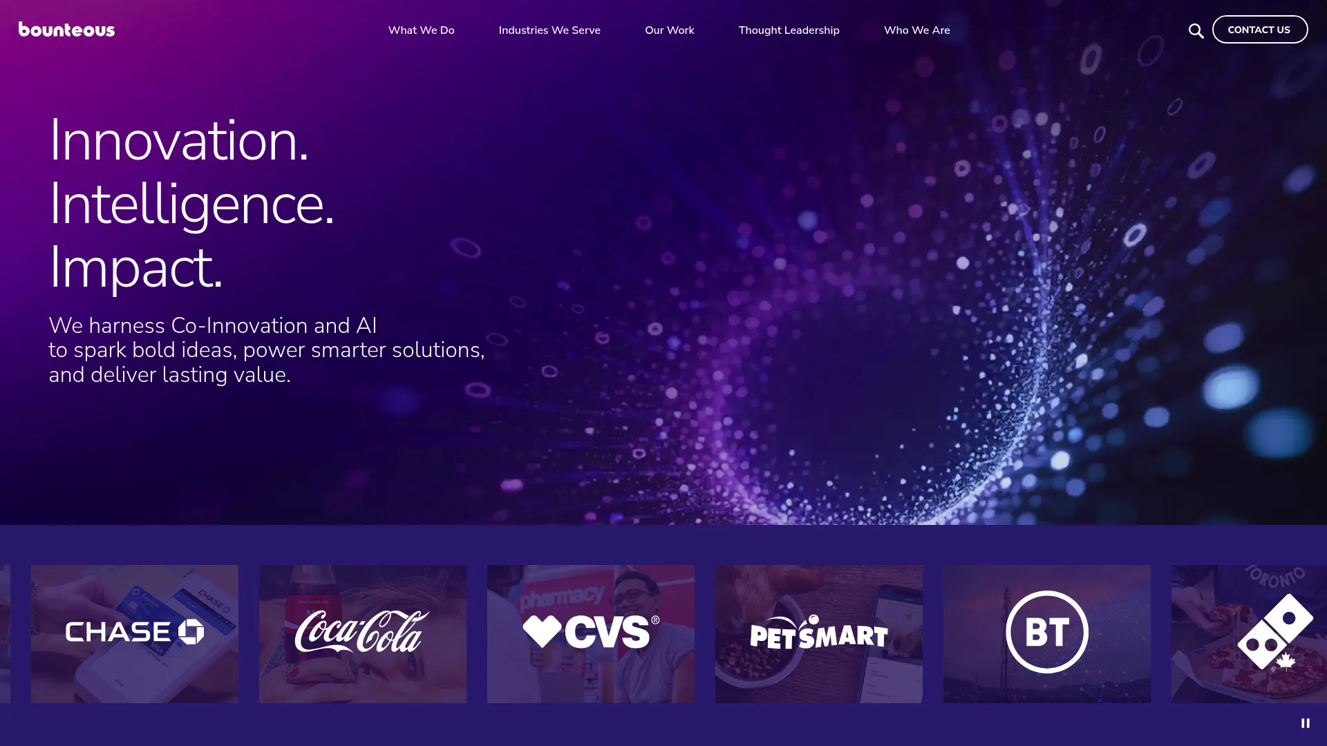 Screenshot of bounteous.com