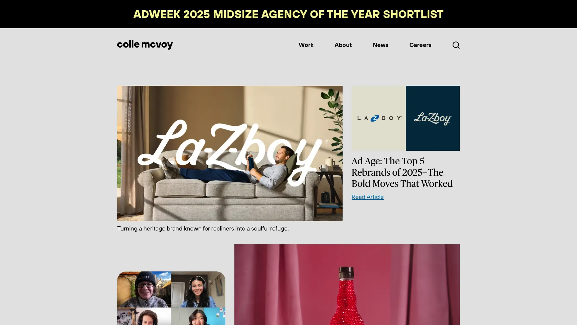 Screenshot of collemcvoy.com