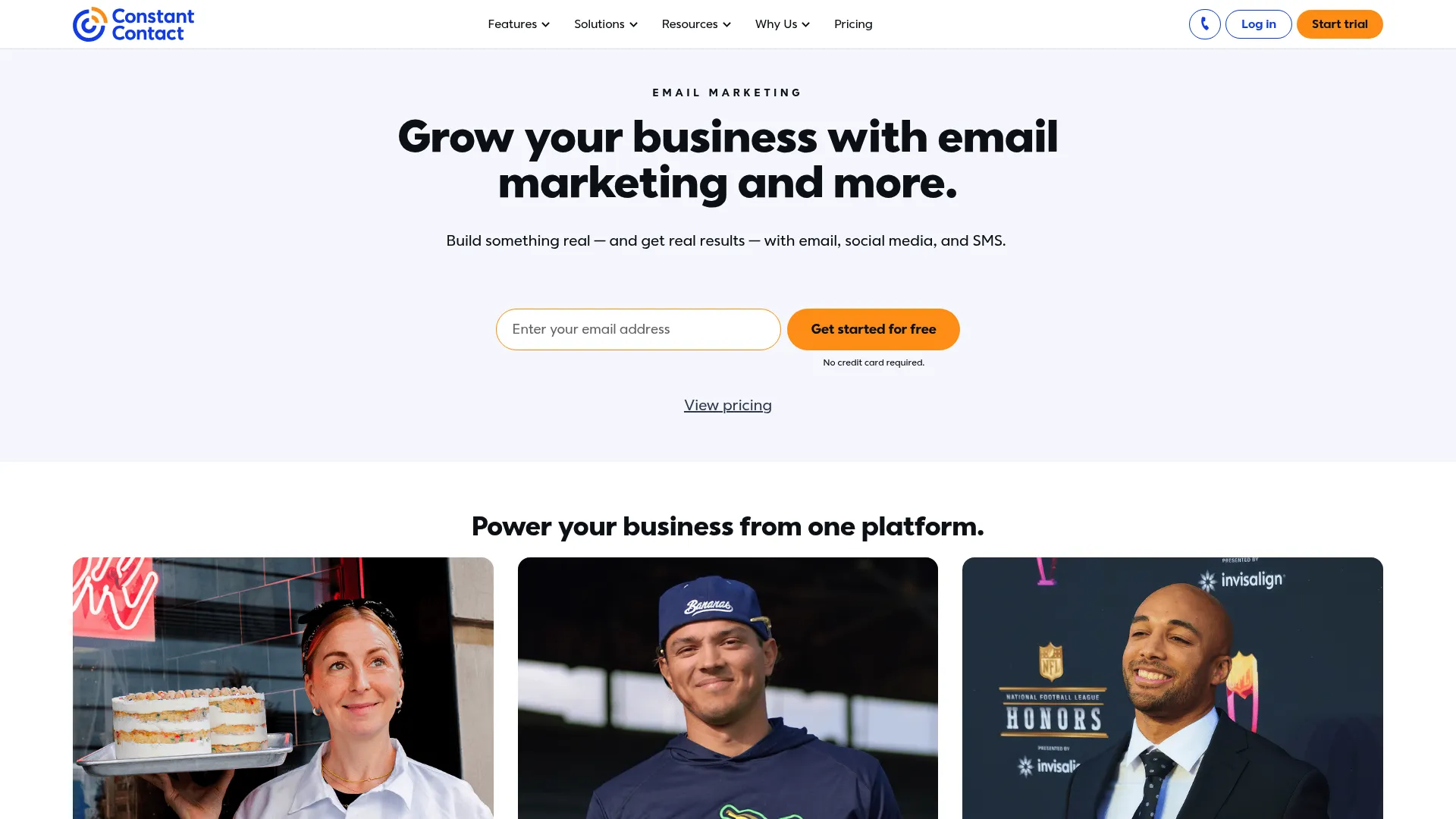 Constant Contact user-friendly interface