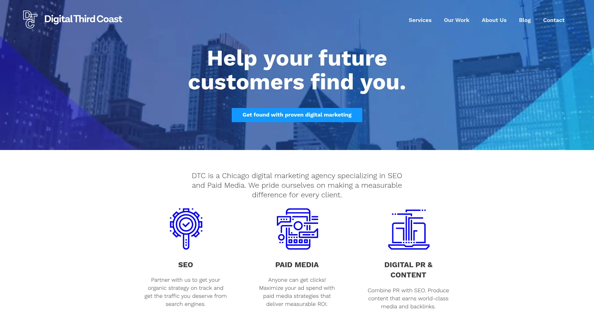 Screenshot of digitalthirdcoast.com