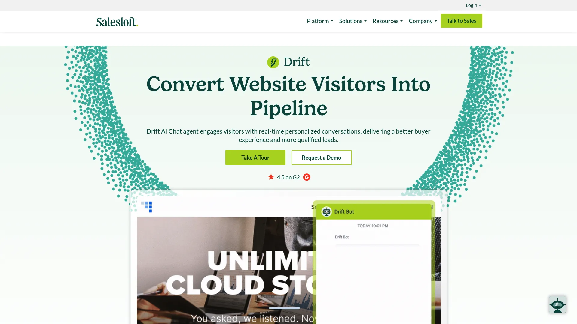 Drift conversational marketing platform