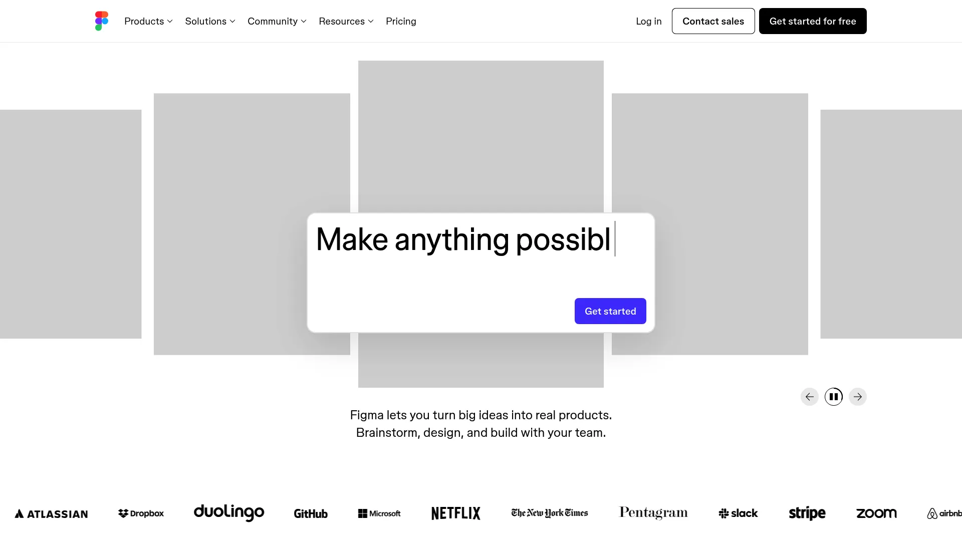 Figma professional design interface