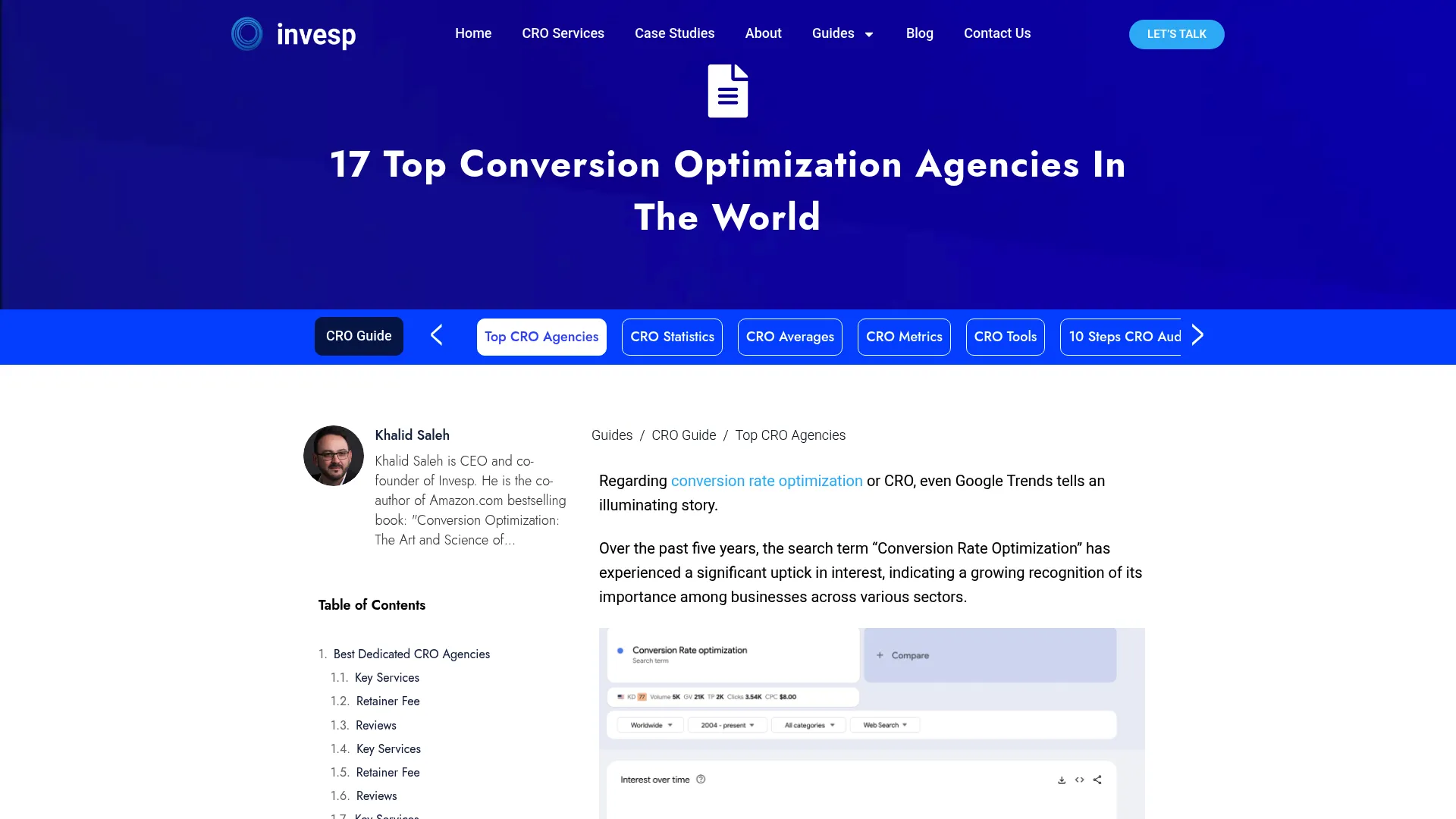 Screenshot of invespcro.com