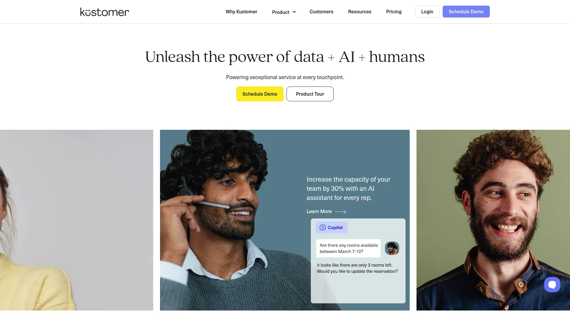 Kustomer unified customer timeline interface