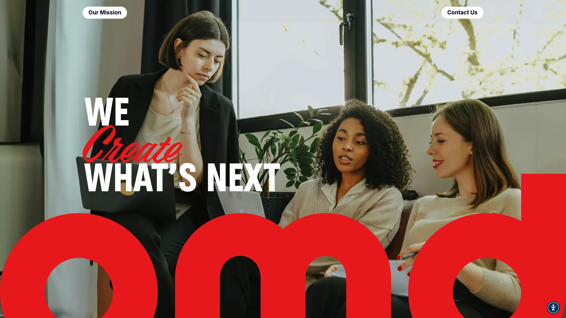 screenshot of omd.com